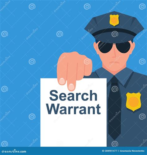 Search Warrant Concept. the Police Search Warrant is Ready To Be ...