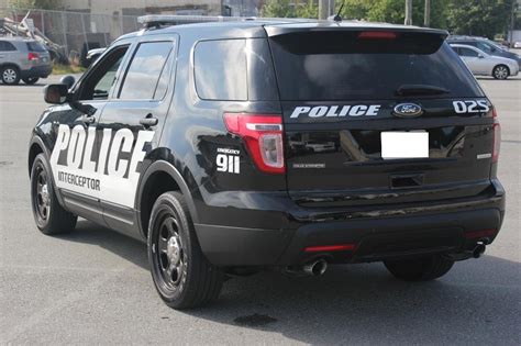 EmbRoom Police Interceptor Emblem, 3D Emblems Trunk Nameplate Badge ...