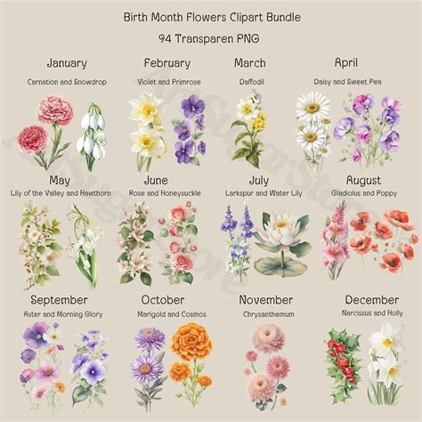 22 Birth Month Flowers ideas | birth month flowers, month flowers, flowers