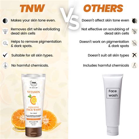 TNW Vitamin C Exfoliating Face Wash | Best for Bright Skin – The ...
