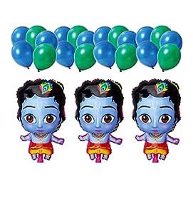 DEEPTI DECOR 3 Pcs Printed Little Kanha, Krishna, Kanhaiya, Bal Gopal ...