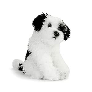 Buy DEMDACO Terrier Mix Rescue Breed Dog White 10 inch Plush Fabric ...