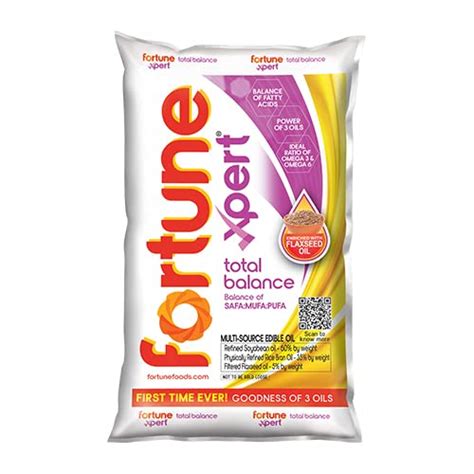 FORTUNE Xpert Total Balance Oil | Blend of Rice Bran, Soyabean ...