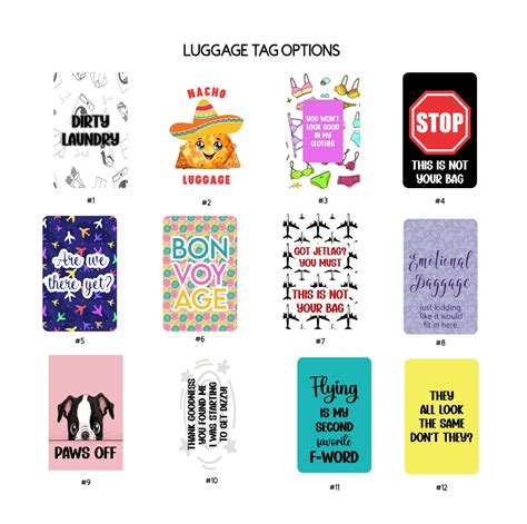 FUNNY LUGGAGE TAGS to Add a Touch of Witty Humor to Your Travels, Witty ...