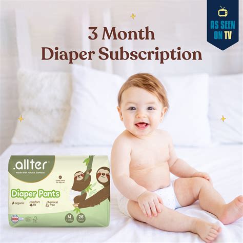 Allter Subscription- Save 20% on Diapers and Baby Wipes
