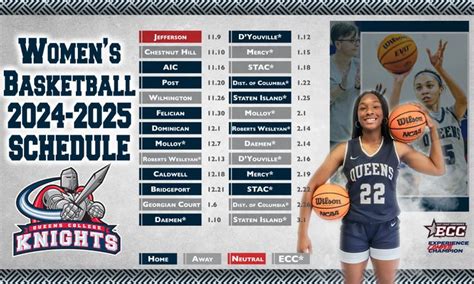 Women's Basketball Announces Full 2024-2025 Schedule - Queens College