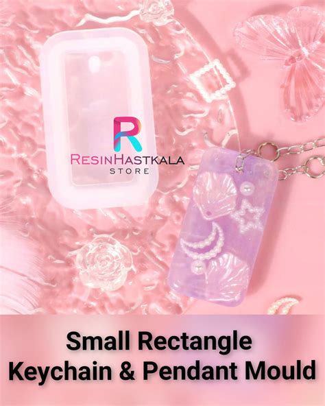 Small Rectangle Keychain & Pendant Mould – Resinhastkala Store
