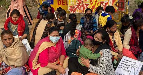 In Delhi, anganwadi workers are fighting for higher pay and social security