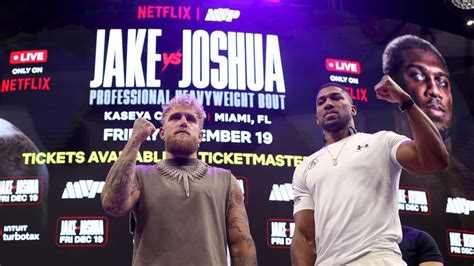 MIAMI, FLORIDA - DECEMBER 19: Anthony Joshua speaks at a press conference after Jake Paul v Anthony Joshua at Kaseya Center on December 19, 2025 in Miami, Florida. (Photo by Carmen Mandato/Getty Images for Netflix)
