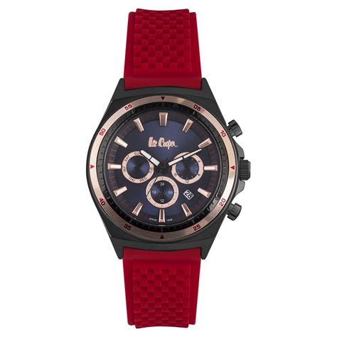 Buy Online Lee Cooper Quartz Chronograph Blue Dial Watch for Men ...