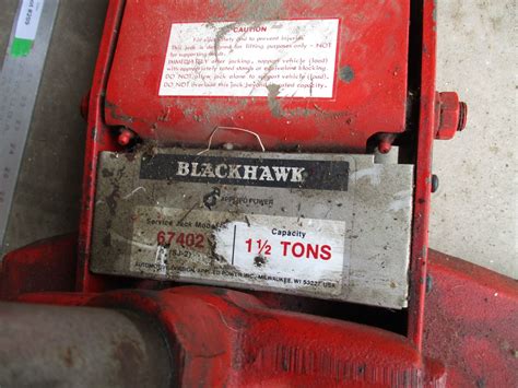 Blackhawk 1.5 Tons Low Profile Floor Jack