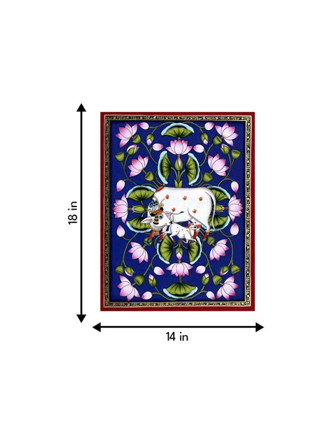 Buy Kamadhenu Pichwai Painting | Rajasthan's Cultural Pichwai