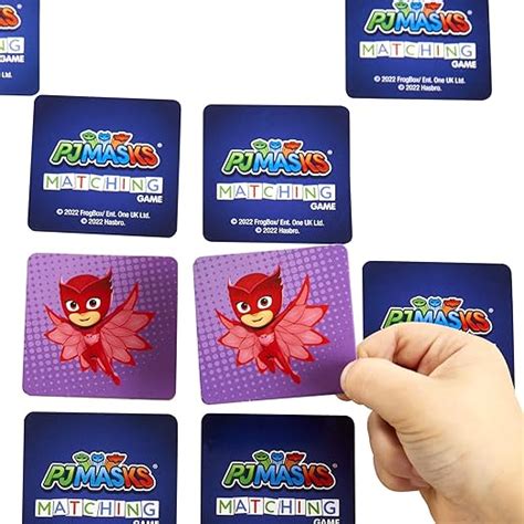 Hasbro Gaming Pj Masks Matching Game for Kids - 72Cards - Multicolor ...