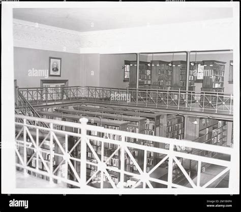 Wayland Library, view from upper west stacks , Public libraries ...