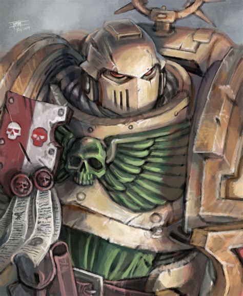 Dark Angels - Art by Frost Llamzon - 40K Gallery in 2025 | Warhammer ...