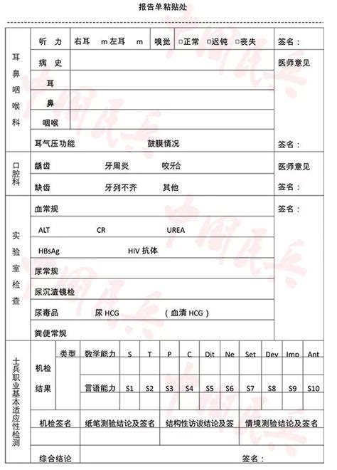 @应征青年，2017年体检表下发了，请签收！ - 中国军网