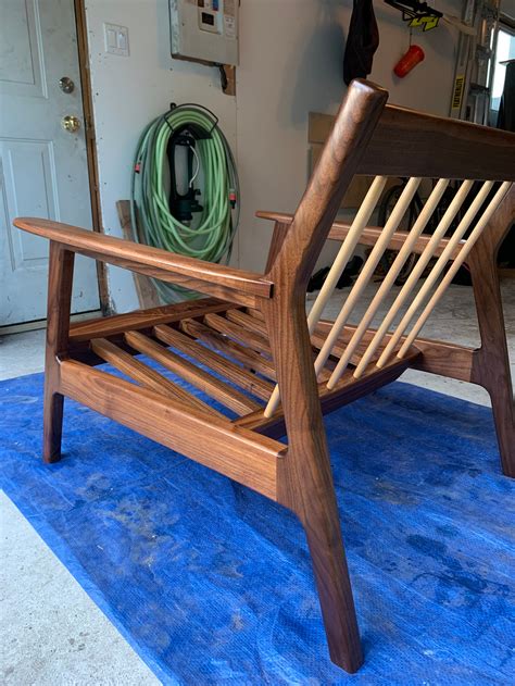 Mid Century Modern Lounge Chair Woodworking Plans and Guide - Etsy