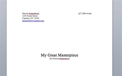 Image result for Manuscript Page Header Format