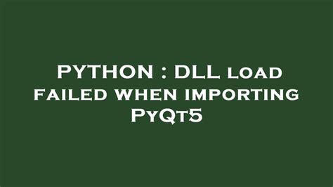 Image result for Python DLL Load Failed Matplotlib