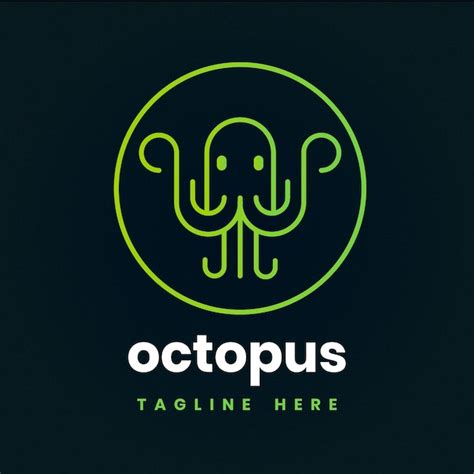 Octopus-Logo-Konzept | Kostenlose Vektor
