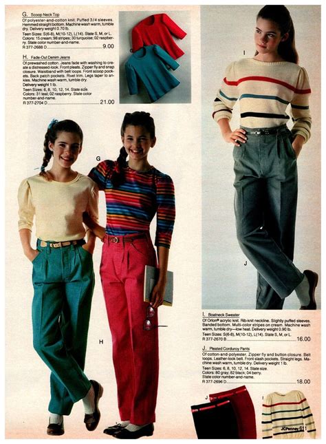 80s Fashion Trends For Teenage Girls