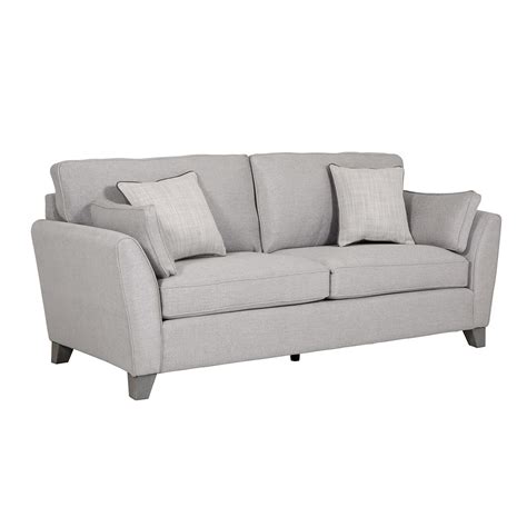Cantrell 3 Seater Sofa Light Grey - VIDA Living