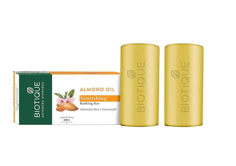 Buy Biotique Almond Oil Nourishing Bathing Bar| Ayurvedic and ...