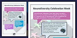 Neurodiversity Celebration Week Display Poster Pack