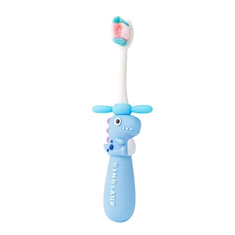 Kids Toothbrush - Blue Twisty Dino – Nestlooms
