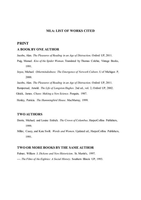 MLA 8 Format Example 的图像结果