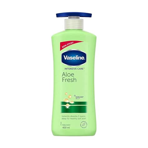 Vaseline Intensive Care Aloe Fresh Hydrating Body Lotion 400 ml, Daily ...