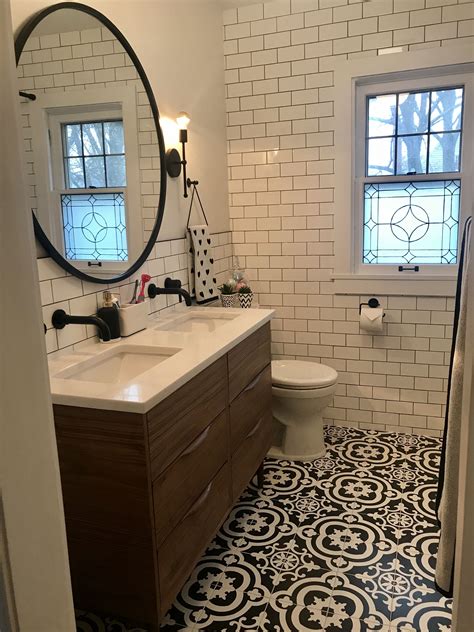 Lowes Black And White Bathroom Floor Tile – Renews