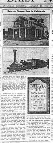 HIDDEN HISTORY: Batavia featured in Hollywood film, 1937 | Opinion ...