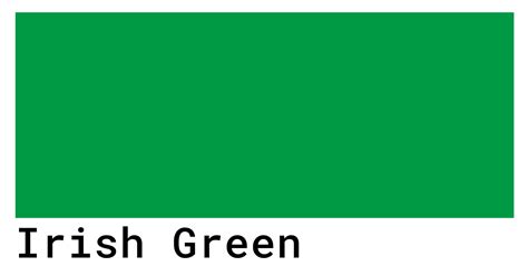Irish Green Color Codes - The Hex, RGB and CMYK Values That You Need