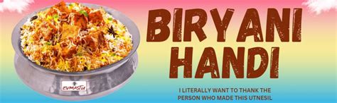 Buy EVMASTU Tamra Biryani Handi Pot | Mutton Chicken Meat Fish Curry ...