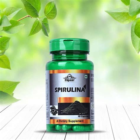 Buy CIPZER SPIRULINA CAPSULES LOWER BLOOD PRESSURE, CHOLESTEROL, AND ...