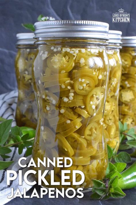 Canned Pickled Jalapenos - Lord Byron's Kitchen