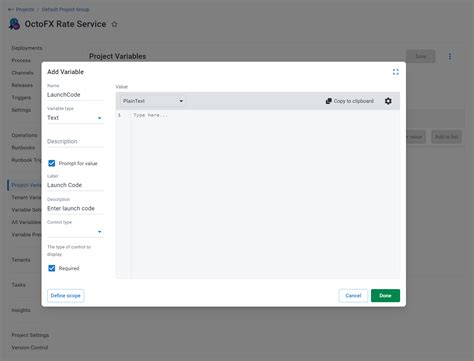 Image result for Modify Octopus Variables