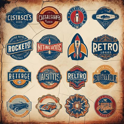 Retro Logo Design 的图像结果