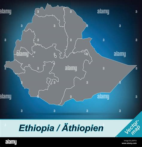 Map of ethiopia abyssinia hi-res stock photography and images - Alamy