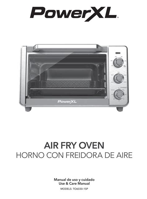 POWERXL AIR FRYER PRO OVEN USER GUIDE PDF Manual!