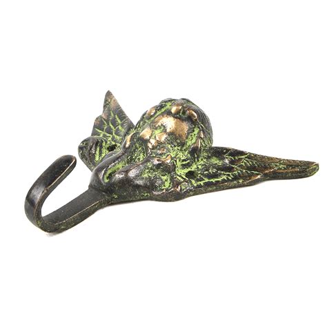 Bronze Wall Hooks Face and Wings