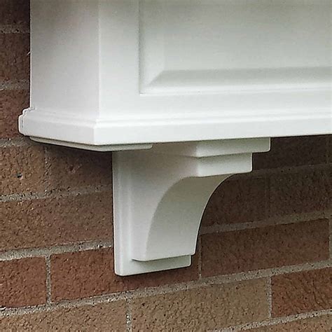 Nantucket Window Box Decorative Brackets | USA Exterior