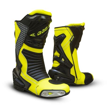 BBG Calf Boots (Black Neon Yellow)– Moto Central
