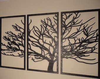 Buy 3 Panel Wood Wall Art Beautiful Living Room Decor Online in India ...