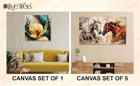 Olive Tree® Money Tree Wall Art Canvas Painting for Home, Drawing Room ...