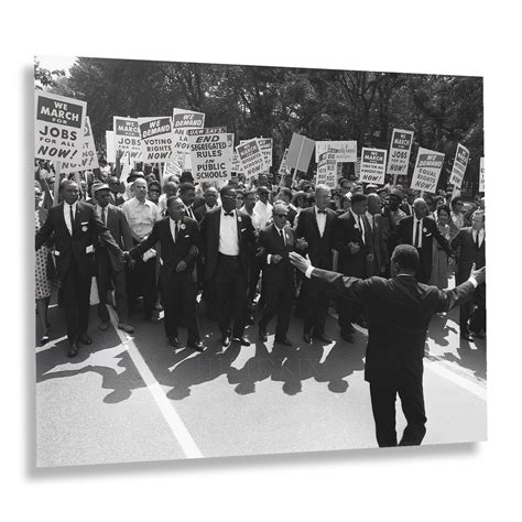 HISTORIX Vintage 1963 Civil Rights Leaders Photo Print the Head of the ...
