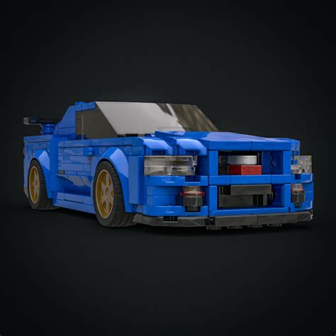 Inspired by Nissan Skyline GTR R34 - Custom LEGO Set - Bricks, Blocks ...
