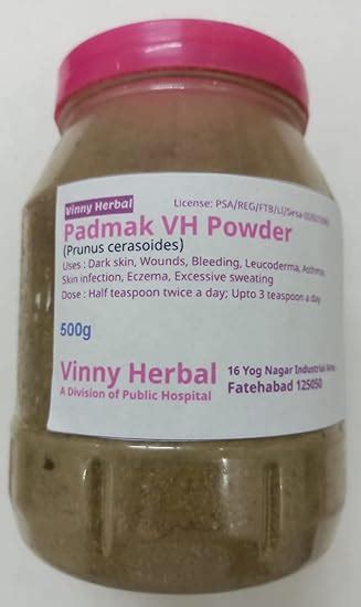 Buy Vinny Herbal Padmak VH Powder 500g Jar Online at Low Prices in ...