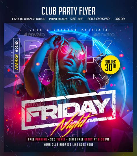 club graphic design